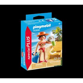 Playmobil 70300 Sunbather with Lounge Chair