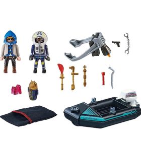 Playmobil 70782 Sehir Aksiyonu Polis Uçma Sırt Çantası ve Bot