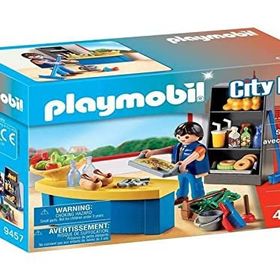 Playmobil 9457 Hausmeister Mit Kiosk