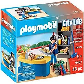 Playmobil 9457 Hausmeister Mit Kiosk