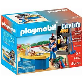 Playmobil 9457 Hausmeister Mit Kiosk