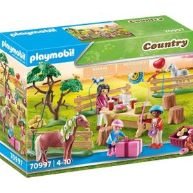 Playmobil Country 70997 4+ Yaş Midilli Çiftliği Doğum Günü Partisi