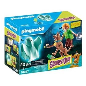 Playmobil Scooby Doo! 70287 Scooby Hayalet ile Shaggy Oyun Seti