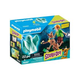 Playmobil Scooby Doo! 70287 Scooby Hayalet ile Shaggy Oyun Seti