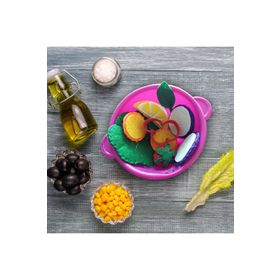 Playseba 9 Parça Salata Yapmayı Öğreniyorum Eğitici Keçe Oyun Seti