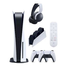 Playstation 5 + 2. Kol + 3D Pulse Kulaklık + Şarj İstasyonu + Media Kumandası