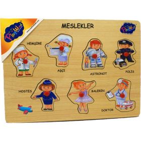 Playwood 165 Ahşap Tutmalı Meslekler Puzzle
