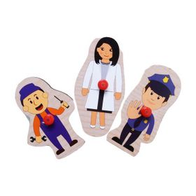 Playwood 165 Ahşap Tutmalı Meslekler Puzzle
