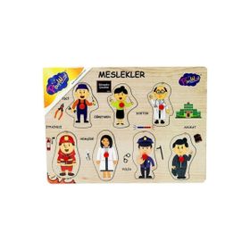 Playwood 165 Ahşap Tutmalı Meslekler Puzzle