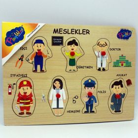 Playwood 165 Ahşap Tutmalı Meslekler Puzzle