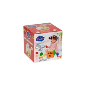 Playwood 18 Parça ONY-355 Eğitici Ahşap Bultak Küp