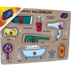 Playwood 296 297 Ahşap Tutmalı Banyo Malzemeleri