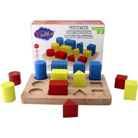 Playwood 314 Ahşap Geometrik Büyükten Küçüğe Sıralama