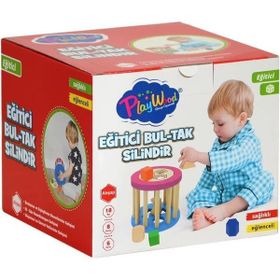 Playwood Ahşap Silindir Bul Tak