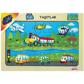 Playwood Ahşap Taşıtlar Puzzle