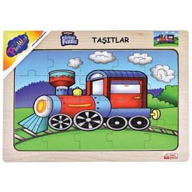 Playwood Ahşap Taşıtlar Puzzle