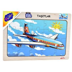 Playwood Ahşap Taşıtlar Puzzle