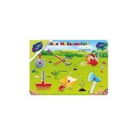 Playwood Ahşap Tutmalı Bahçe Malzemeleri Puzzle