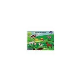 Playwood Ahşap Tutmalı Çiftlik - Kümes - Sevimli Hayvanlar Puzzle