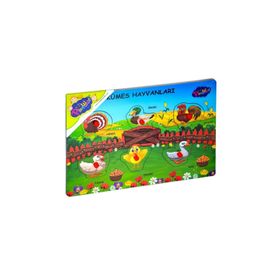 Playwood Ahşap Tutmalı Çiftlik - Kümes - Sevimli Hayvanlar Puzzle