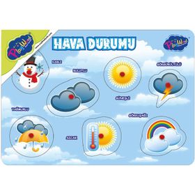 Playwood Ahşap Tutmalı Hava Durumu Puzzle