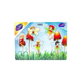 Playwood Ahşap Tutmalı Peri Kızı Puzzle