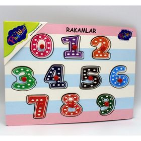 Playwood Ahşap Tutmalı Rakamlar Puzzle