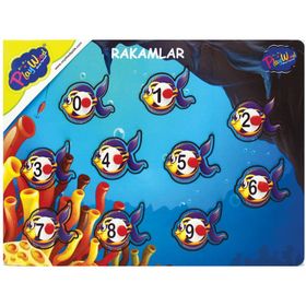 Playwood Ahşap Tutmalı Rakamlar Puzzle