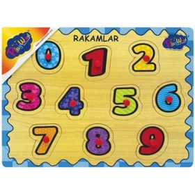 Playwood Ahşap Tutmalı Rakamlar Puzzle