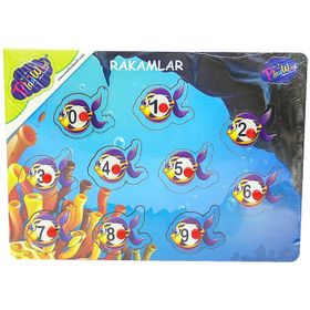 Playwood Ahşap Tutmalı Rakamlar Puzzle