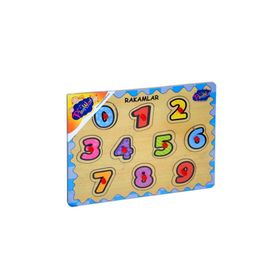 Playwood Ahşap Tutmalı Rakamlar Puzzle