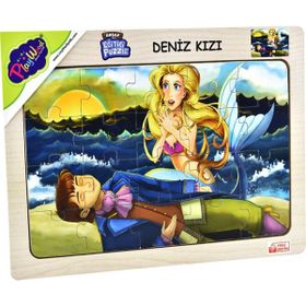 Playwood Deniz Kızı Boyut 4'lü Ahşap Eğitici Puzzle