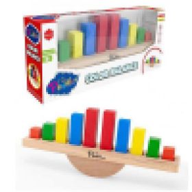 Playwood Kutuda Ahşap Renkli Balans Oyunu