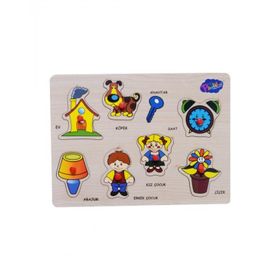 Playwood Nesneler Ahşap Puzzle