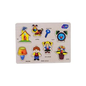 Playwood Nesneler Ahşap Puzzle