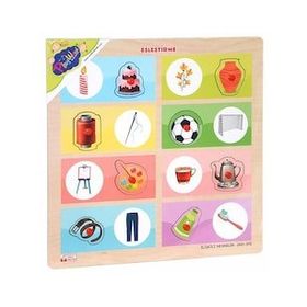 Playwood Nesneler Ahşap Puzzle