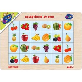 Playwood ONY-273-274-275 Ahşap Eğitici Eşleştirme Oyunu Karışık