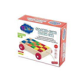 Playwood ONY-312 Renkli Küp Bloklu Araba