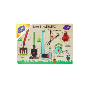 Playwood Tutmalı Bahçe Aletleri Puzzle