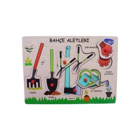 Playwood Tutmalı Bahçe Aletleri Puzzle
