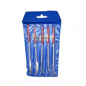 PLD 5 Parça 180 mm Eğri Başlı Çift Taraflı Elmas Eğe Takımı