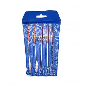 PLD 5 Parça 180 mm Eğri Başlı Çift Taraflı Elmas Eğe Takımı