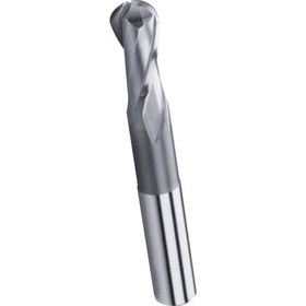 PLD HSS 10 mm 2 Ağız Kısa Küre Parmak Freze