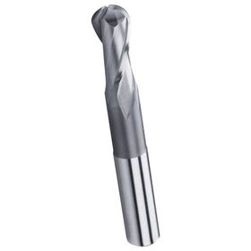 PLD HSS 6 mm 2 Ağız Uzun Küre Parmak Freze