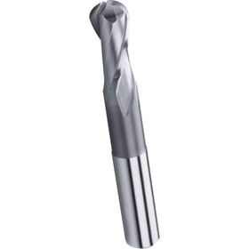 PLD HSS 9 mm 2 Ağız Uzun Küre Parmak Freze