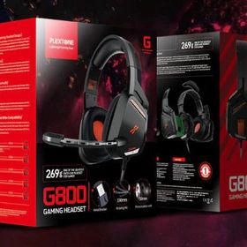 Plextone G800 Siyah 3.5 mm Teleskopik Kablolu Gaming Oyuncu Kulaklığı