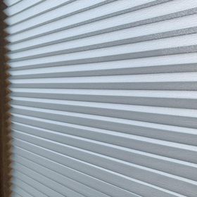 Pliper Gri Plise Yapışkanlı 50x160 cm Jaluzi Perde
