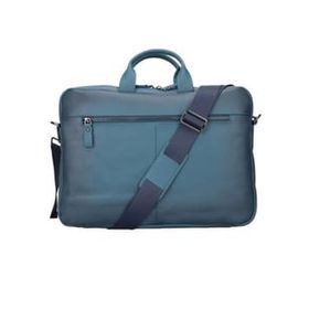 Plm Apollo BRN4EF Mavi 15-16 inç Deri Laptop Çantası
