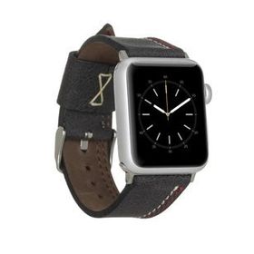 Plm BA3-TN01 Siyah 38-40-41 mm Apple Watch Uyumlu Deri Kordon