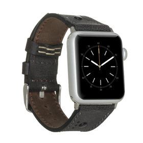 Plm BT-TN01 Siyah 38-40-41 mm Apple Watch Uyumlu Deri Kordon